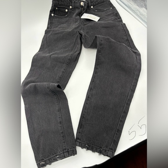 Princess Polly women’s black faded jeans sz 2‎ nwt - Picture 1 of 8
